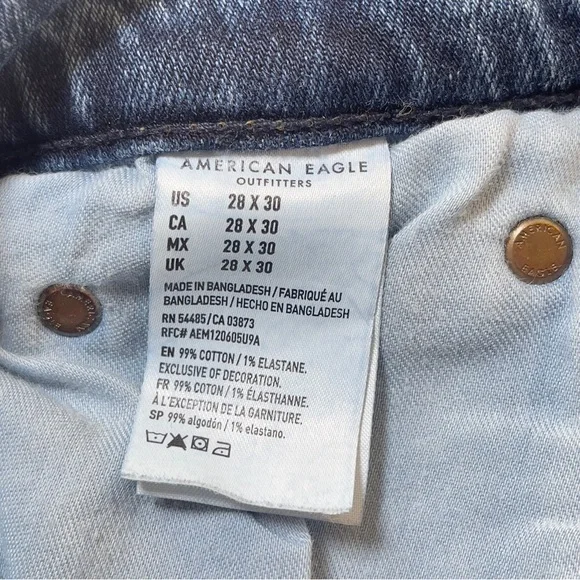 American Eagle Ne(x)t Level AirFlex Skinny Jeans Medium Wash Women’s 28x30 - Picture 8 of 13